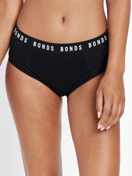 Bonds Women's Underwear Comfy Crop, Black, S : : Clothing