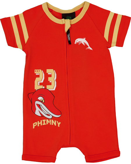 Dolphins NRL Short Sleeve Baby Romper $9.99 (37% off)