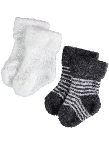 Underworks Baby 2 Pack Velour Socks