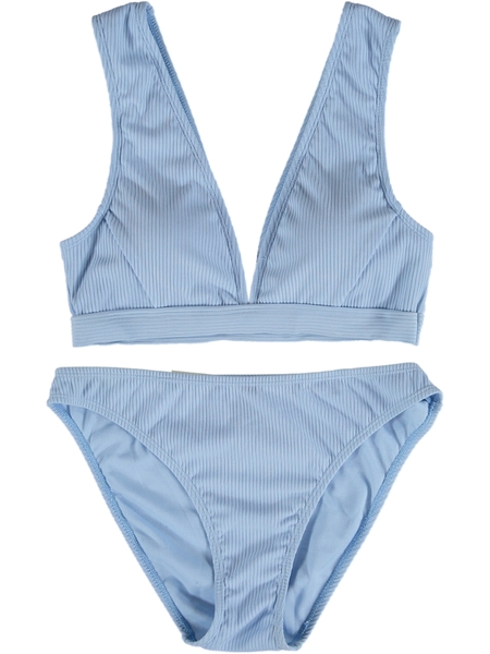 Womens Deep Vee Rib Bikini Set | Best&Less™ Online