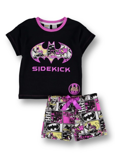 Toddler Girls Batman Knit Pyjama Set