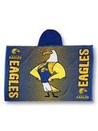 West Coast Eagles AFL Kids Hooded Towel