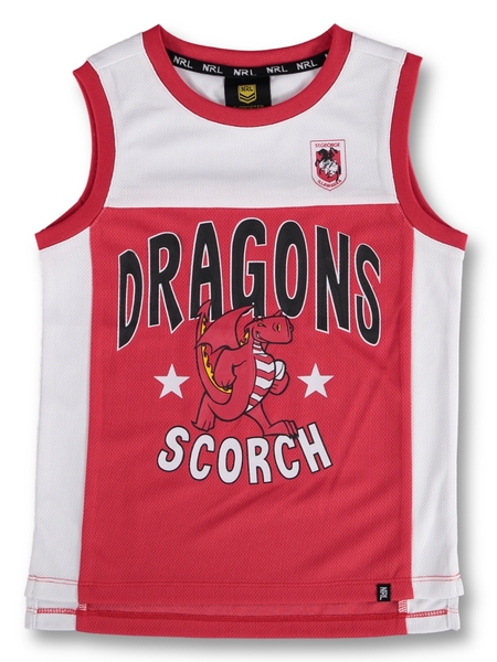 Dragons NRL Toddlers Mesh Muscle