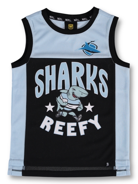 Sharks NRL Toddlers Mesh Muscle