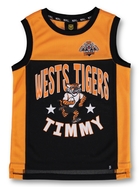 Tigers NRL Toddlers Mesh Muscle