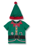 Toddler Boys Christmas T-Shirt And Hat