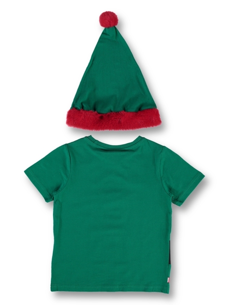 Toddler Boys Christmas T-Shirt And Hat