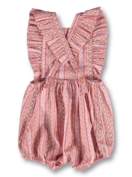 Baby Linen Rich Printed Playsuit