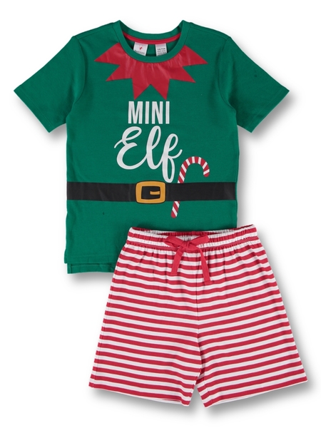 Boys Christmas Elf Knit Pyjama Set