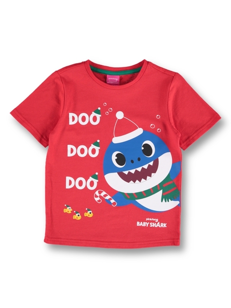 Toddler Boys Baby Shark Christmas T-Shirt