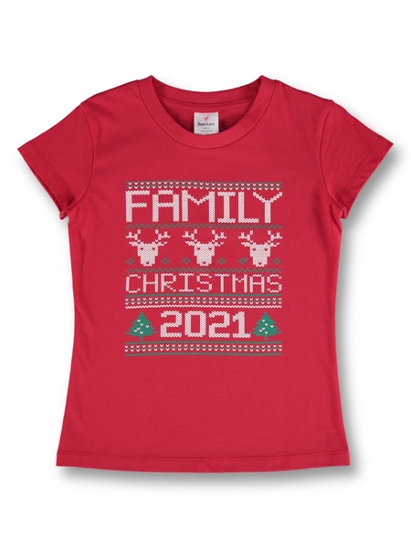 Girls Christmas Print T-Shirt