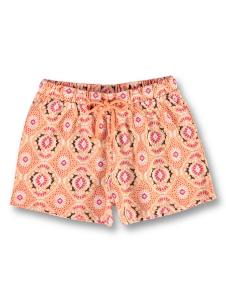 Girls Cotton Print Shorts