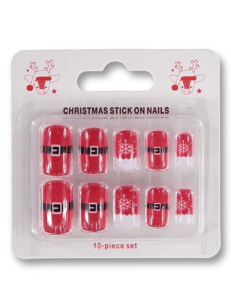 Christmas Stick on Kids Nails