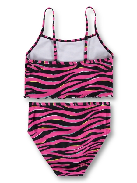 Girls Zebra Print Bikini
