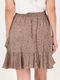 Womens Ruffle Mini Skirt