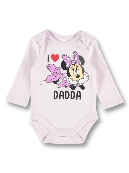 Baby Minnie Mouse Long Sleeve Bodysuit