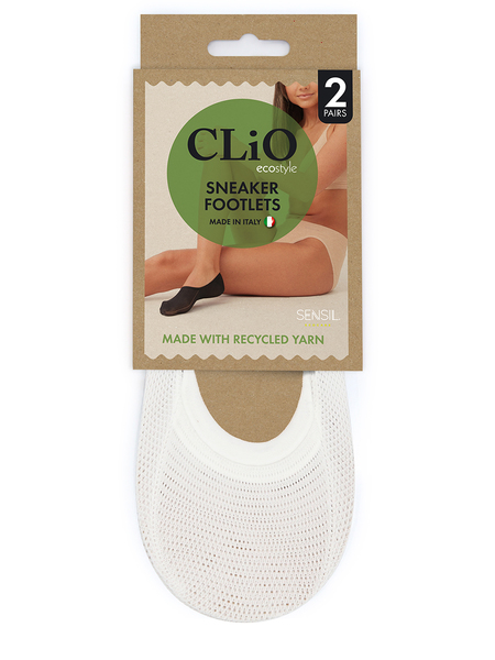 Eco Sustainable Sneaker Footlets 2 Pack Clio