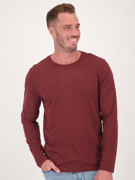 Mens Long Sleeve Australian Cotton T-Shirt