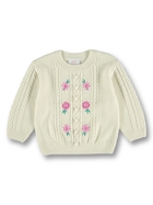Toddler Girl Cable Knit Pullover