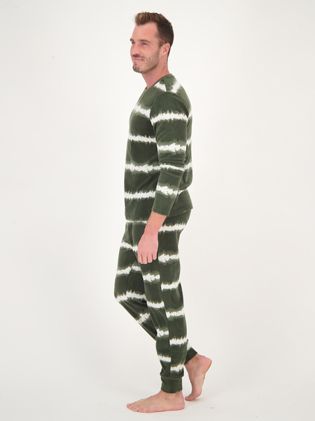 Mens Microfleece Pyjama Set