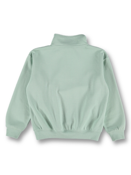 Girls Mix And Match 1/2 Zip Fleece Sweater