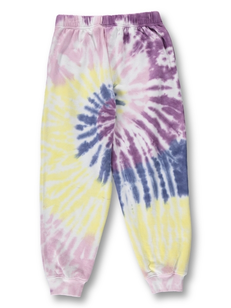 Girls Mix And Match Tie Dye Trackpant