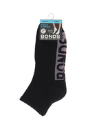 Bonds Logo Quarter Crew Socks 3 Pack