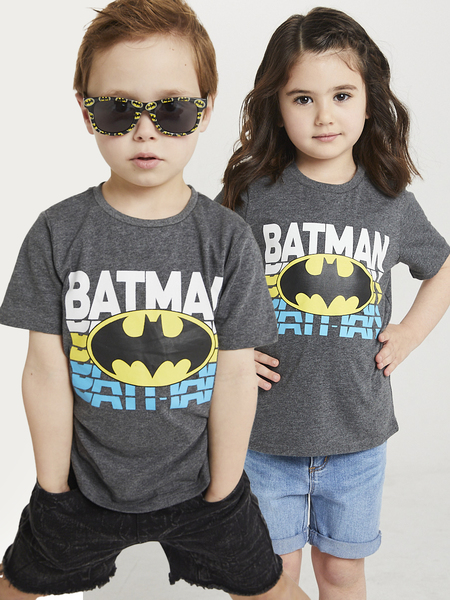 Grey Batman Boys Summer Short Sleeve T-Shirt | Best&Less™ Online