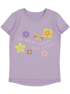 Toddler Girl Short Sleeve Multi Print Tshirt