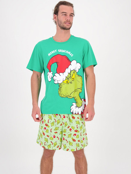 Mortal picnic dishonest Green The Grinch Mens Pyjamas | Best&Less™ Online