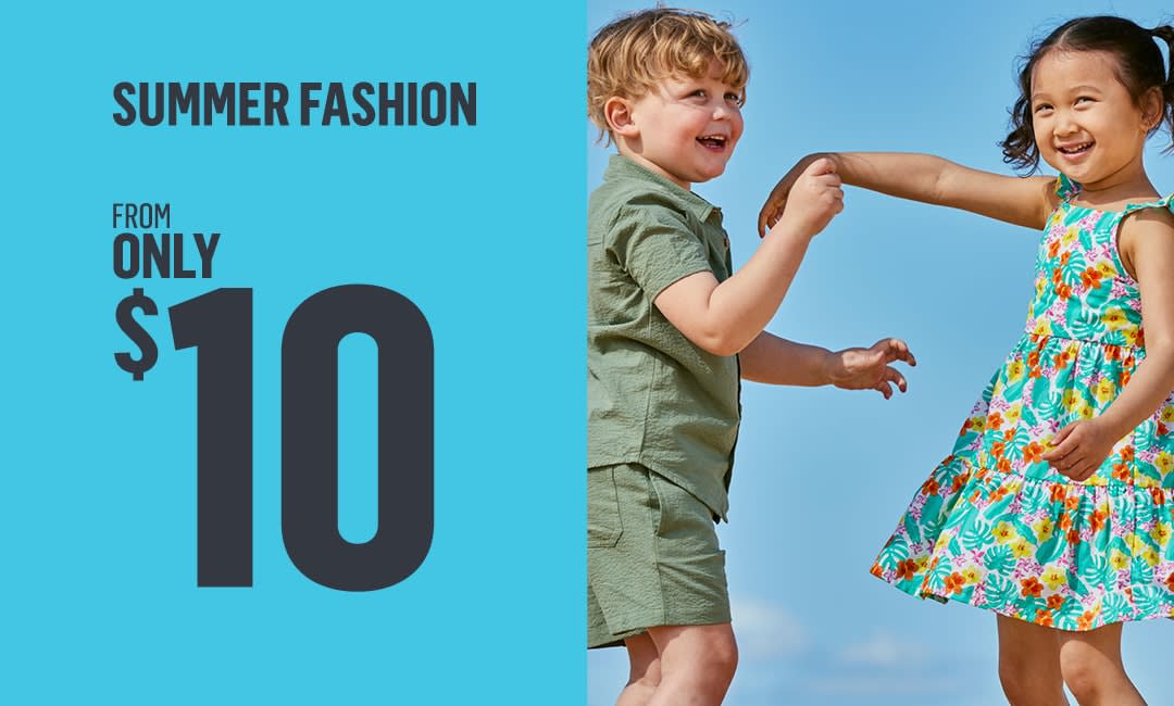 Kids 1-7 Summer Fashion From $10