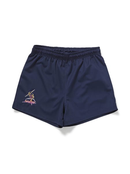 Kids Youth Adults Melbourne Storm NRL Supporter Footy Shorts Training 