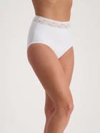 LACE WAIST SHAPING BRIEF WOMENS