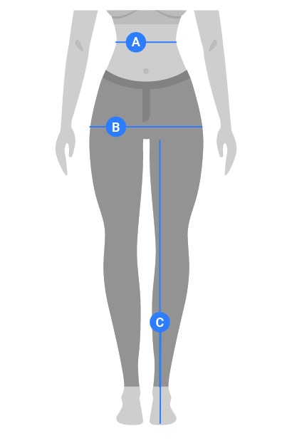 Womens Pants, Shorts and Skirts Measuring Guide