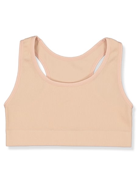 Girls Rib Seam Free Racer Back Crop Girls Rib Seam Free Racer Back Crop
