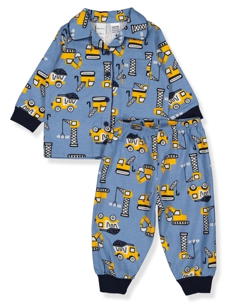 capaciteit Vruchtbaar oortelefoon Blue Baby Flannelette Pyjamas | Best&Less™ Online