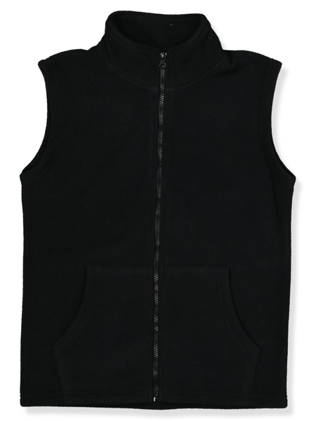 Kids Polar Fleece School Vest - Black Kids Polar Fleece School Vest - Black