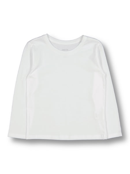 Toddler Girls Plain Long Sleeve Tshirt Toddler Girls Plain Long Sleeve Tshirt