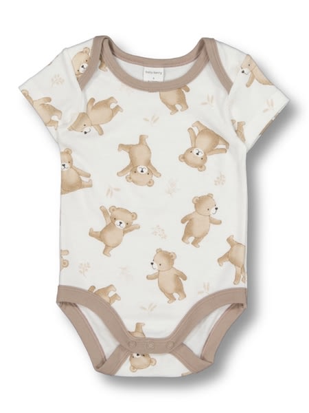 Baby Short Sleeve Cotton Interlock Bodysuit Baby Short Sleeve Cotton Interlock Bodysuit