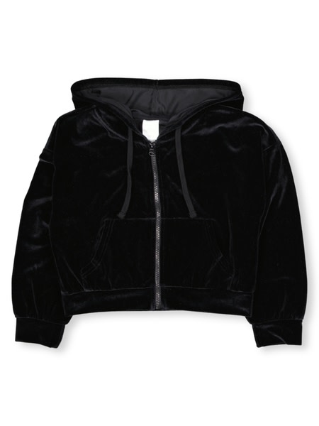 Girls Velour Zip Hoodie Girls Velour Zip Hoodie