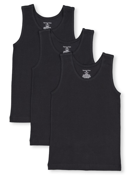 Kids 3Pk Vest Kids 3Pk Vest