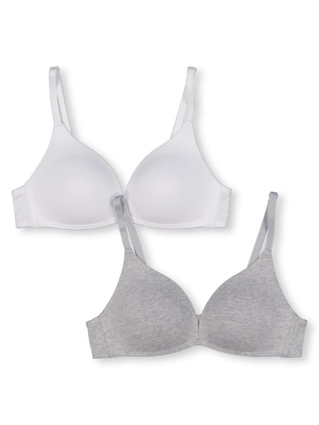 Wirefree 2 Pack Cotton Bra Wirefree 2 Pack Cotton Bra