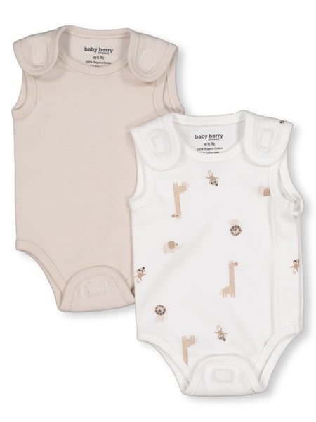 Premature Baby 2Pk Vests Premature Baby 2Pk Vests