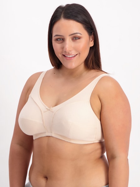 Clare Fuller Bust Cotton Wire Free Bra Clare Fuller Bust Cotton Wire Free Bra