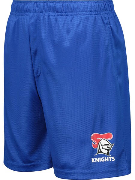 Knights NRL Youth Mesh Sport Shorts Knights NRL Youth Mesh Sport Shorts
