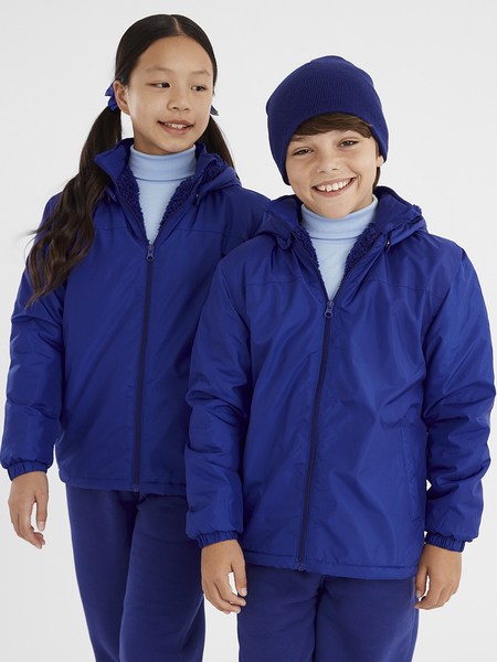 Kids School Water Repellant Jacket - Royal Blue Kids School Water Repellant Jacket - Royal Blue