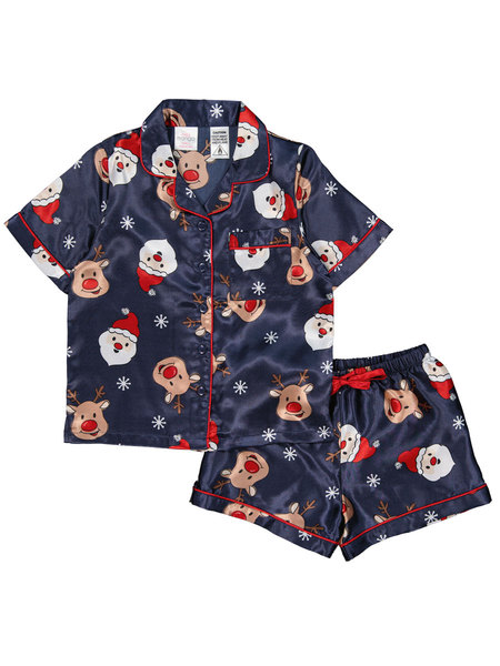 Youth Girls Christmas Satin Pj Youth Girls Christmas Satin Pj