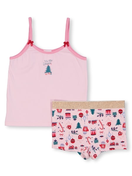 Girls Christmas Co-Ord Set 2Pk Girls Christmas Co-Ord Set 2Pk