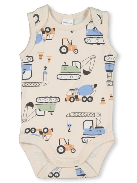 Baby Cotton Sleeveless Bodysuit Baby Cotton Sleeveless Bodysuit