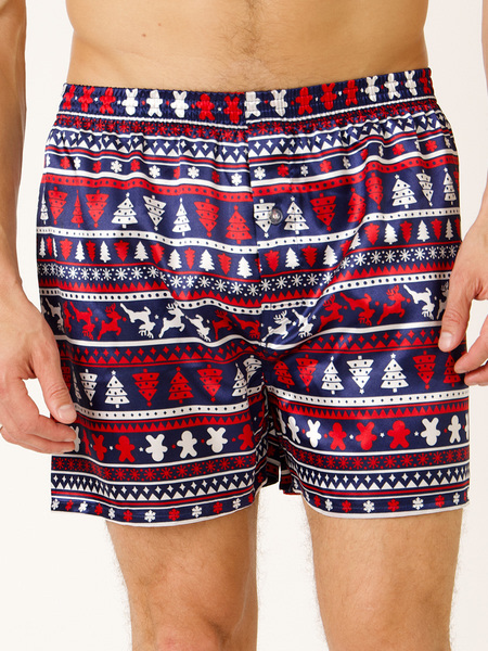 Mens Christmas Satin Boxer Mens Christmas Satin Boxer